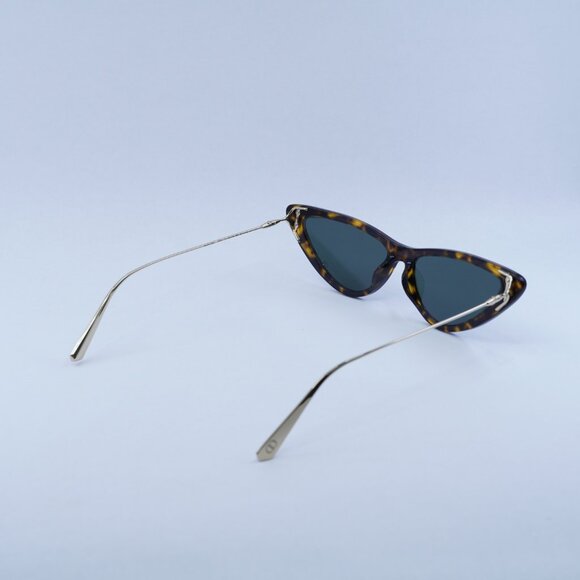 Dior MISSDIOR B4U 22C0 Sunglasses Havana Cat Eye Frame, Green Lenses main image 12